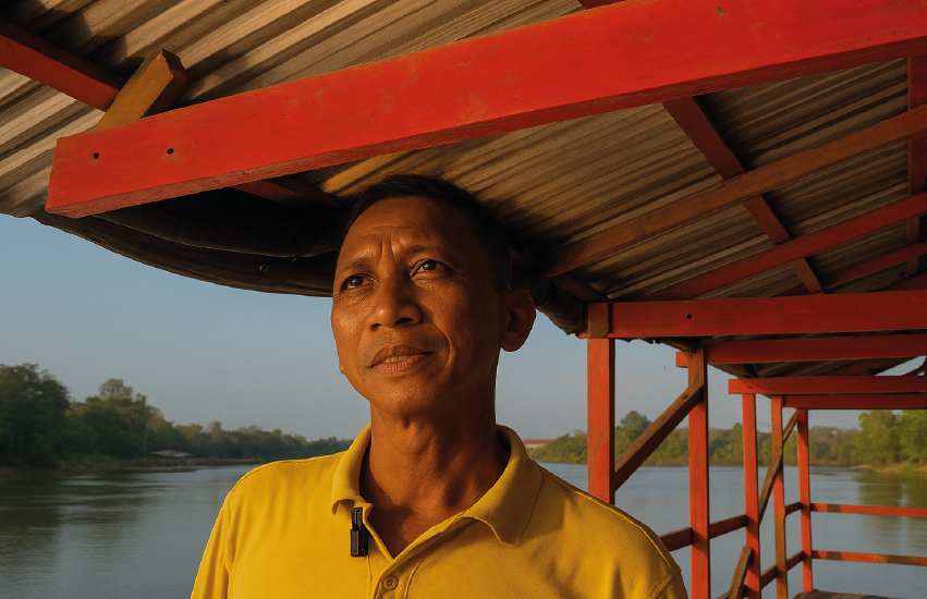 Peter, el profe del río Sinú