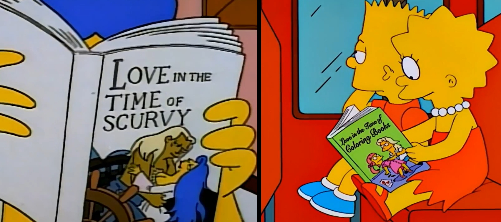 García Márquez y Los Simpson