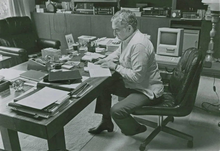 Foto archivo Gabriel García Márquez, Harry Ransom Center