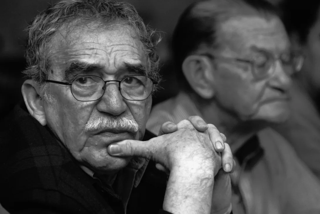Gabo y José Salgar -Foto: Archivo FNPI, Andrés Reyes
